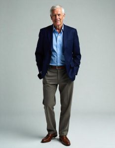 Smart-casual is a style that every man over 60 should master. It strikes the perfect balance between formal and casual, making it suitable for various occasions, from family gatherings to casual Fridays at work.