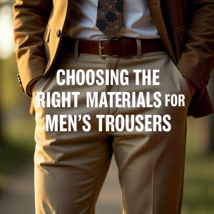 Choosing the Right Materials for Men's Trousers