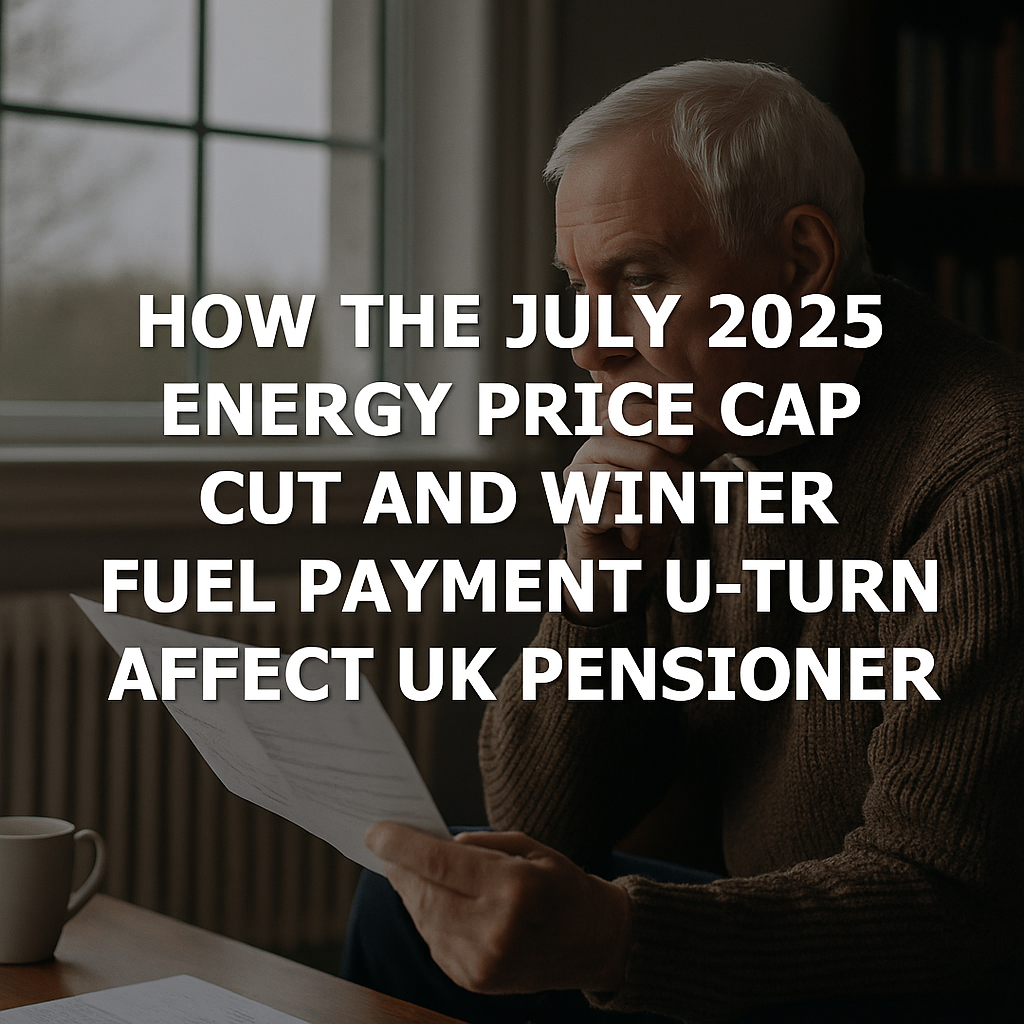 How the July 2025 Energy Price Cap Cut and Winter Fuel Payment U-Turn Affect UK Pensioners