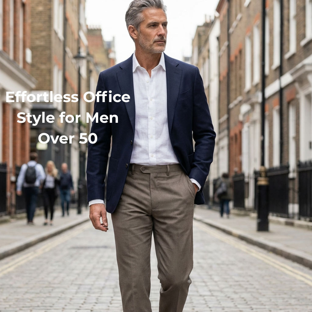 Effortless Office Style for Men Over 50: Comfort Meets Professionalism